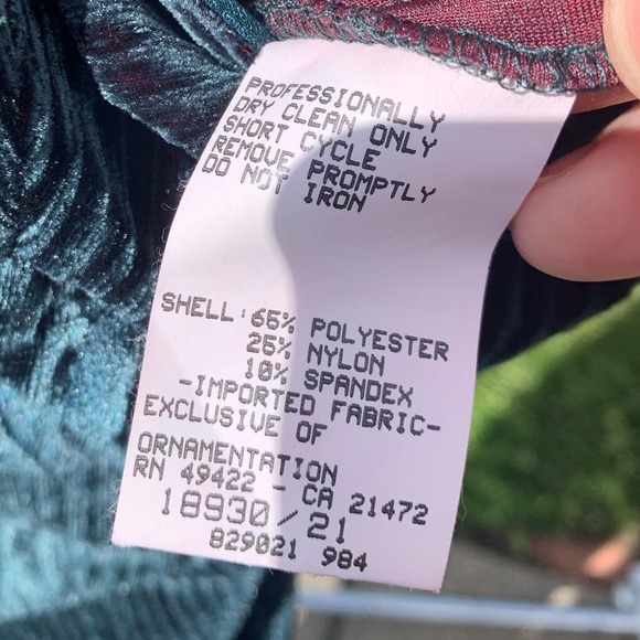 💚💚 Scott McClintock Dress Set- 💜 - velvet vintage beauty - Picture 6 of 8